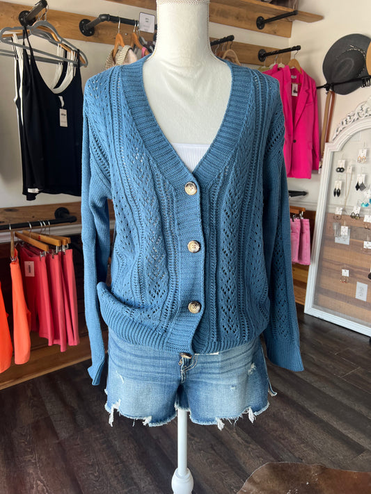 Open Knit Cardi